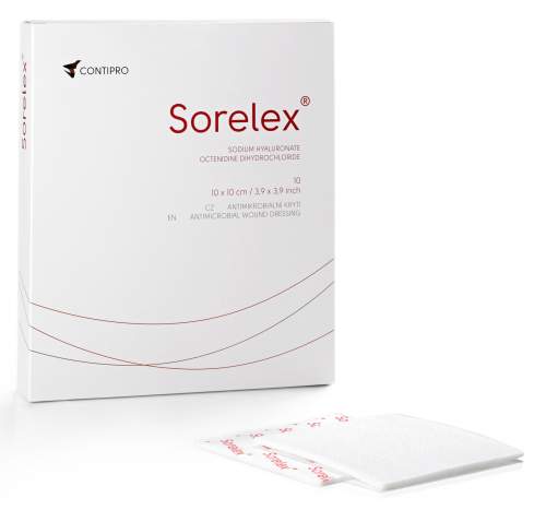 Sorelex antimikrobaální krytí 10x10cm 10ks