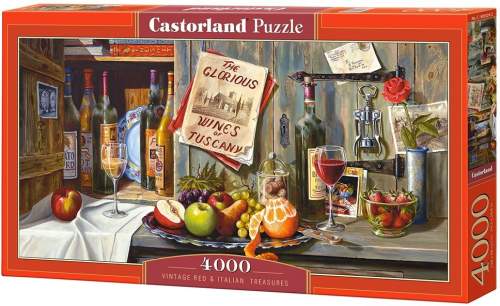 Puzzle Castorland 4000 dílků - Vintage, plody Itál