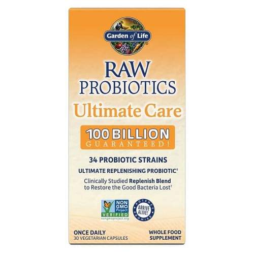 Garden of Life RAW Probiotika - dokonalá péče - 100 miliard CFU - 30 kapslí cool