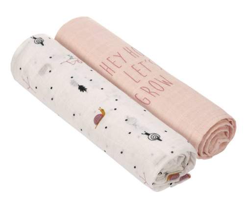 Swaddle Heav. Soft 120x120 Gard. Explo. girls