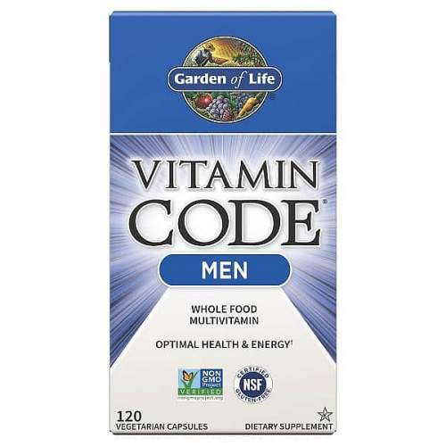 Garden of life Garden of Life Vitamin Code RAW Men -multivitamín pro muže - 120 kapslí
