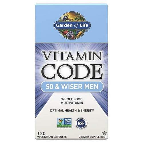 Garden of life Garden of Life Vitamin Code RAW Men 50 - pro muže po padesátce - 120 kapslí