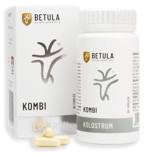 Betula - Kombi kolostrum (colostrum), 250 mg, 60 kapslí