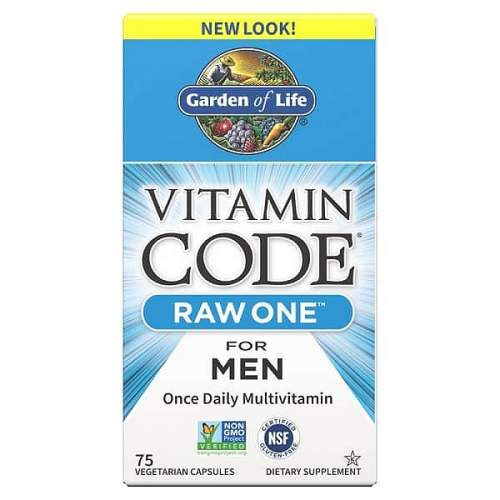 Garden of life Garden of Life Vitamin Code RAW ONE Men - multivitamín pro muže 75 kapslí