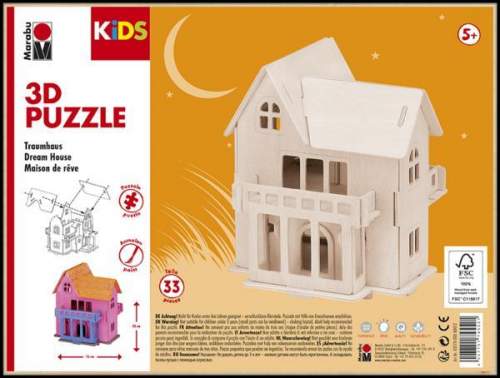 Marabu KiDS 3D Puzzle - Dream House
