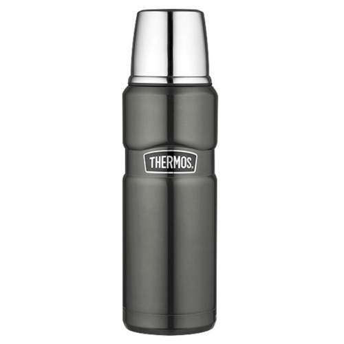 Thermos metalicky šedá