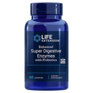 Life Extension Enhanced Super Digestive Enzymes with Probiotics 60 ks, kapsle
