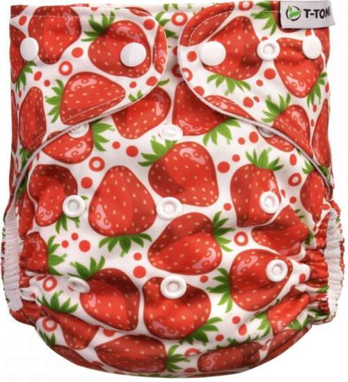 T-tomi kalhotková plena AIO patentky strawberries