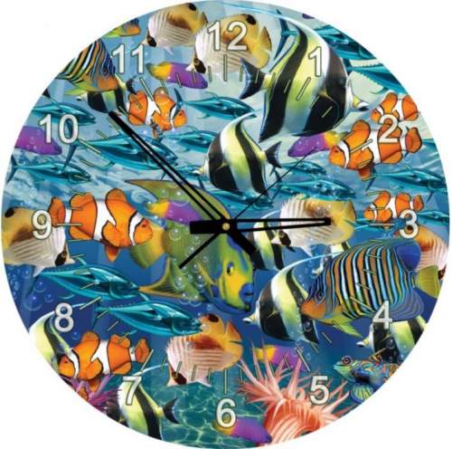 ART PUZZLE Puzzle hodiny Svět mořských ryb 570 dílků
