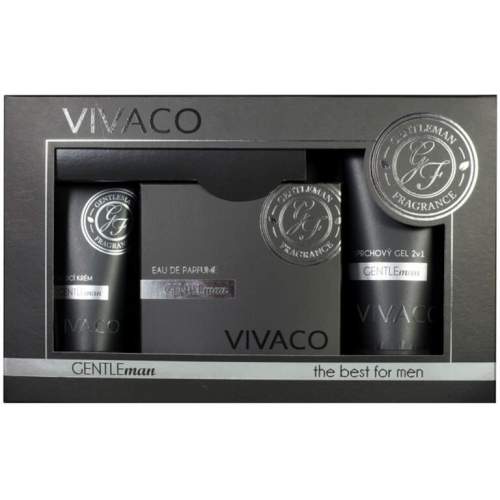 Vivaco Gentleman Fragrance Dárková kazeta GENTLEMAN - parfém, krém, sprchový gel