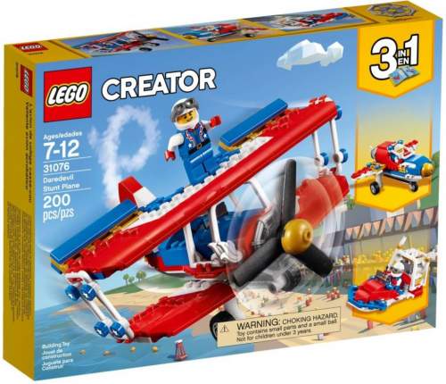 LEGO® CREATOR 31076 Odvážné kaskadérské letadlo