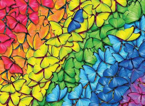 Eurographics Puzzle Motýlí duha 1000 dílků
