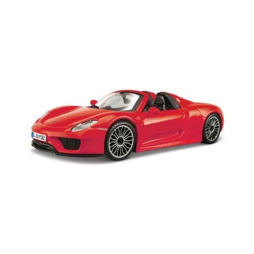 Bburago Plus Porsche 918 Spyder 1:24 červená