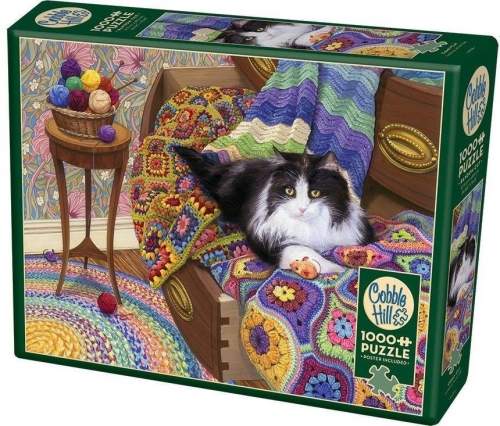 Cobble Hill Puzzle Pohodlná kočka 1000 dílků