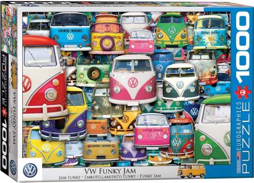 EUROGRAPHICS Puzzle Volkswagen Bus: Funky Jam 1000 dílků