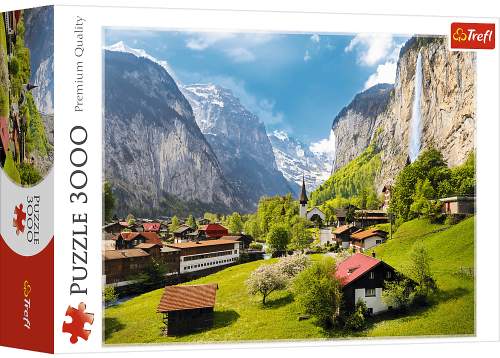 TREFL Puzzle Lauterbrunnen, Švýcarsko 3000 dílků