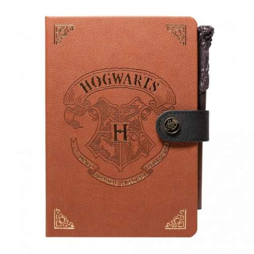 Poznámkový blok s perom Harry Potter: Erb Bradavic - Harry Potter