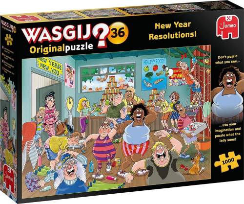 Puzzle Jumbo Puzzle Wasgij 36: Novoroční předsevzetí! 1000 dílků