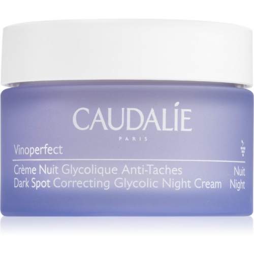 Caudalie Vinoperfect Dark Spot Correct Glycolic Night Cream noční rozjasňující krém proti pigmentovým skvrnám 50 ml pro ženy