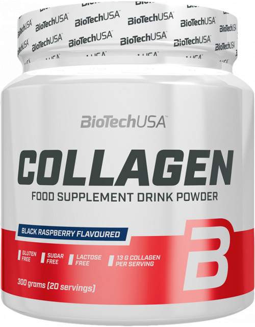 Biotech USA BiotechUSA Collagen 300g - černá malina