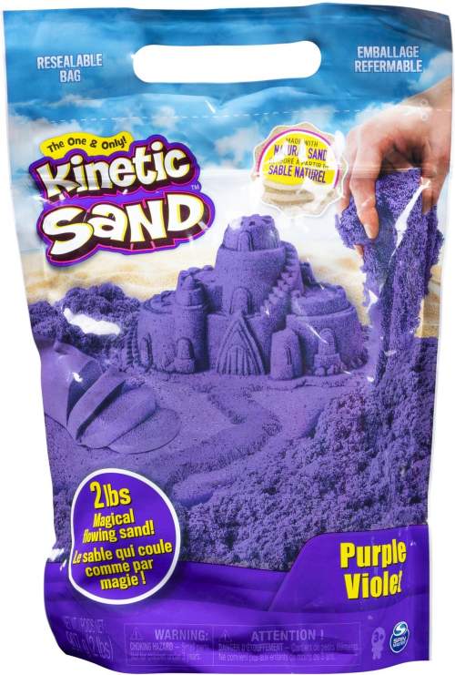 Kinetic Sand Balení fialového písku 0,9 kg