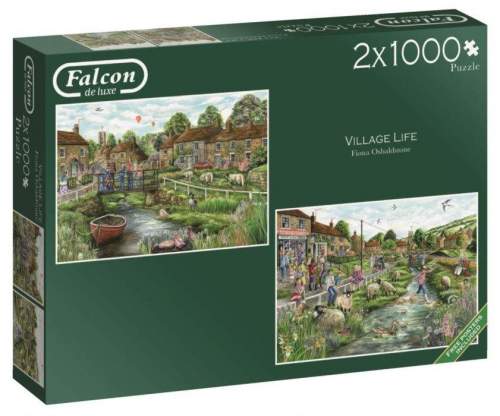 FALCON Puzzle Život na venkově 2x1000 dílků