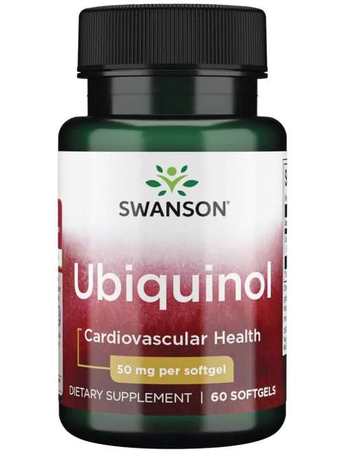 Swanson Health Products Swanson Ubiquinol, 50 mg x 60 softgelových kapslí