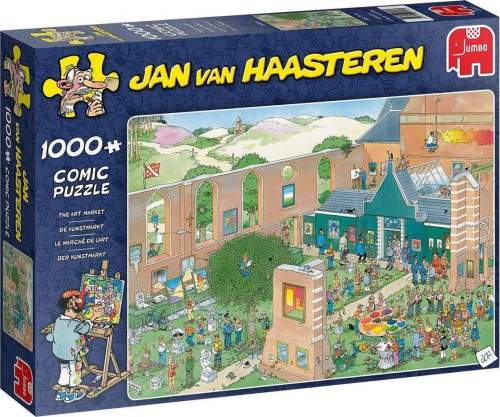 JUMBO Puzzle Trh s uměním 1000 dílků