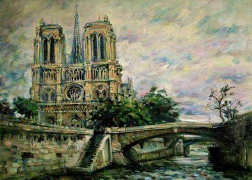 Gaira Malování podle čísel Notre-Dame