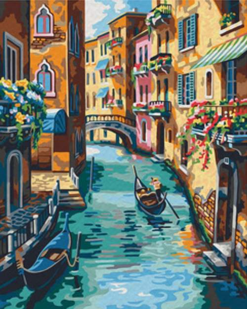 Gaira Malování podle čísel Benátky