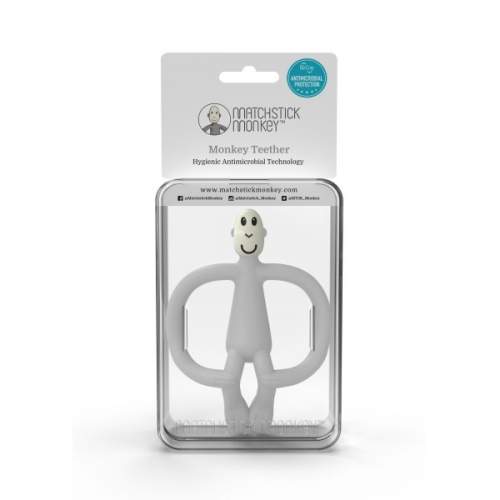 Monkey Teether - COOL GREY