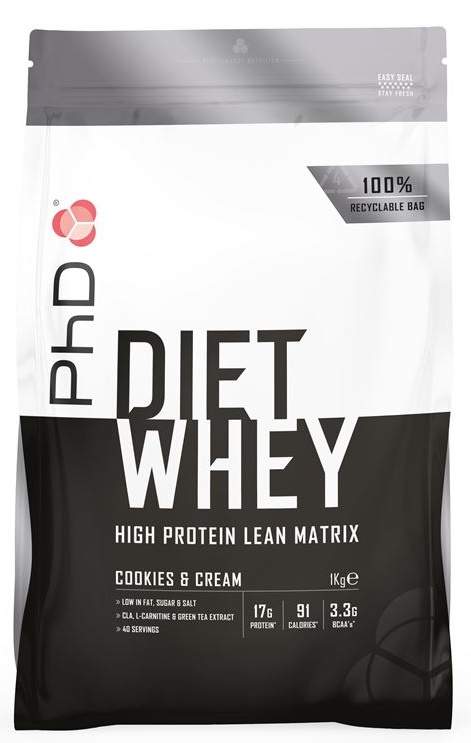 PHD Nutrition Limited Diet Whey 1kg cookies and cream