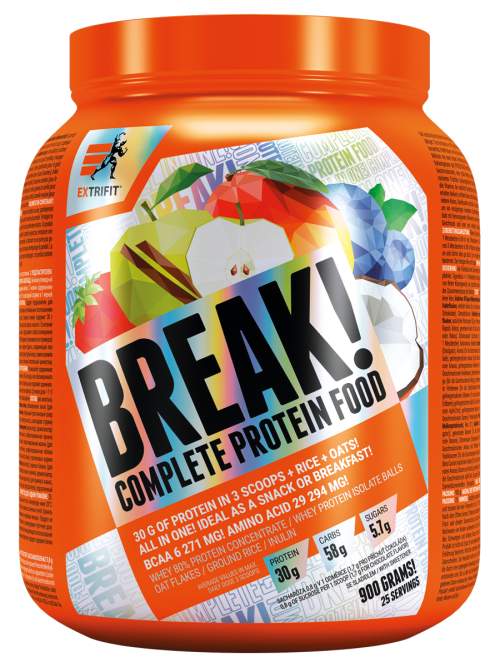 EXTRIFIT Protein Break! 900 g jablko skořice