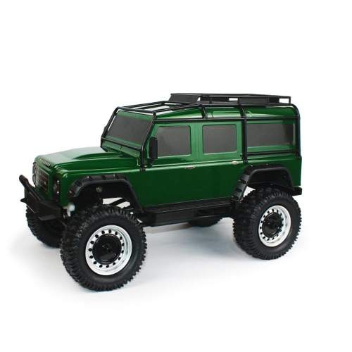 Rc auto LAND ROVER DEFENDER 4WD 1:8, zelená, 2,4 Ghz, LED svetlá