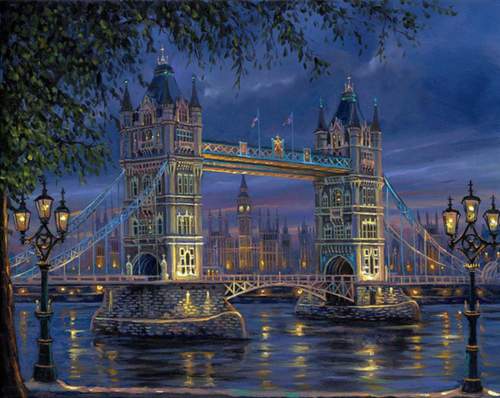 Gaira Malování podle čísel Londýn
