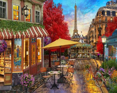 Gaira Malování podle čísel Paříž
