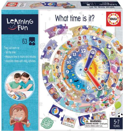 EDUCA Vzdělávací hra Learning is Fun: Kolik je hodin?