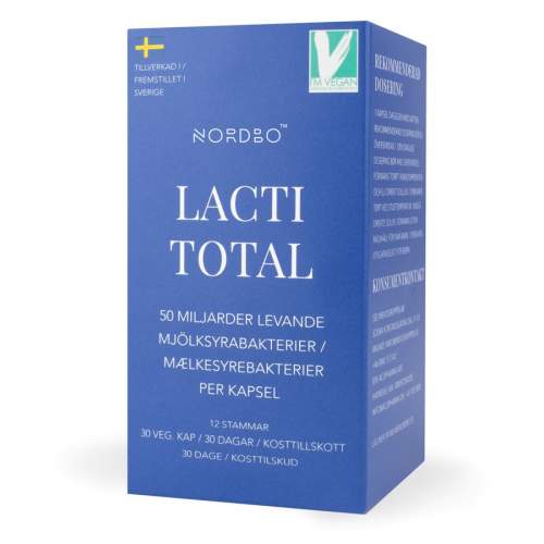 Nordbo Lacti Total 30 kapslí (Probiotika) Varianta: Lacti Total 30 kapslí (Probiotika)