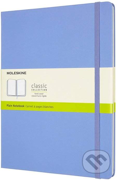 Moleskine: Zápisník tvdý čistý sv. modrý XL