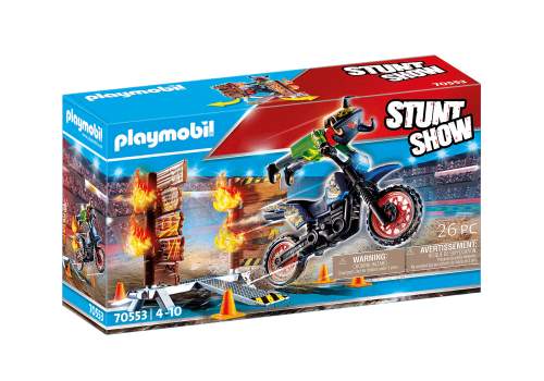 Playmobil 70554 StuntShow Hasičská motokára
