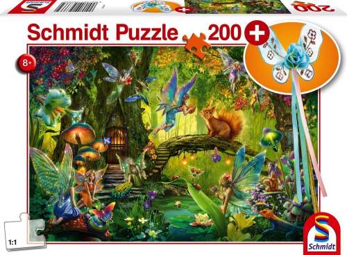 Schmidt Puzzle Víly v lese 200 dílků