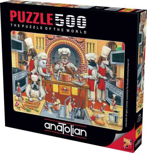 ANATOLIAN Puzzle Zvířecí kuchyně 500 dílků