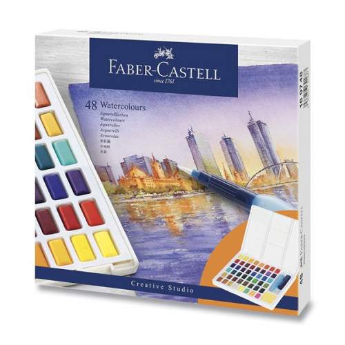 Faber-Castell Vodové barvy s paletkou