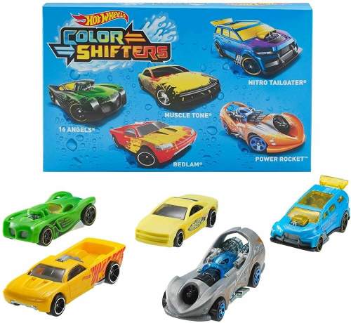 Mattel Hot Wheels Angličák Color Shifters Asst 5 ks