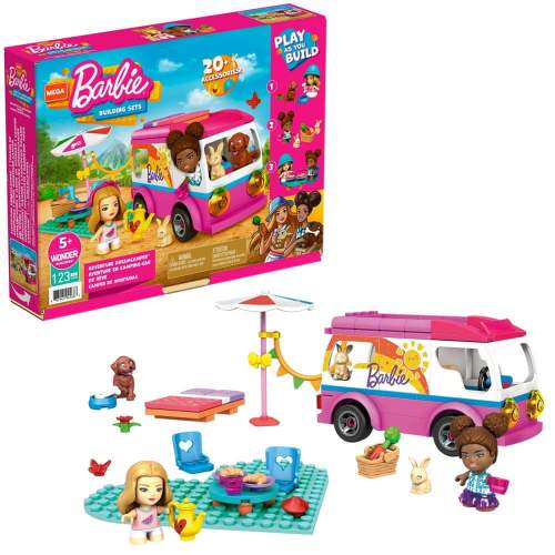 Mattel MEGA CONSTRUX Barbie dobrodružný karavan snů Dreamcamper