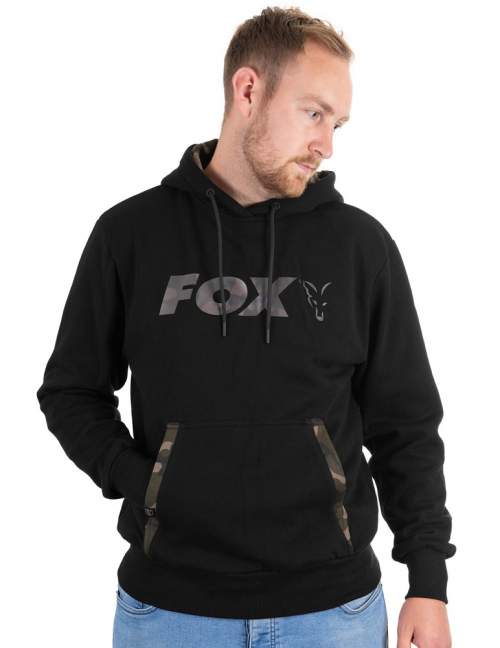 Fox Mikina Black/Camo Hoody - XL
