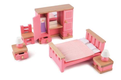 Tidlo dřevěný nábytek - Ložnice růžová