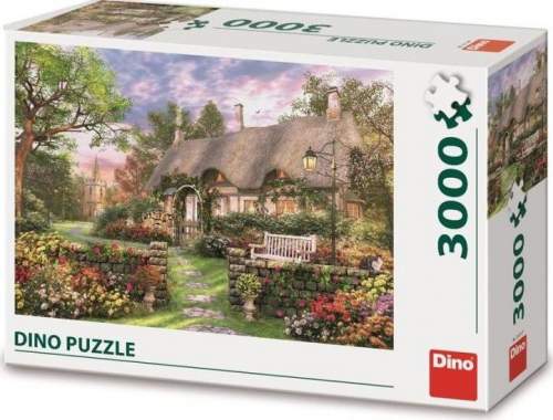 Puzzle Romantická chatka 3000 dílků