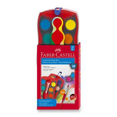 Vodové barvy Faber Castell 24 barev
