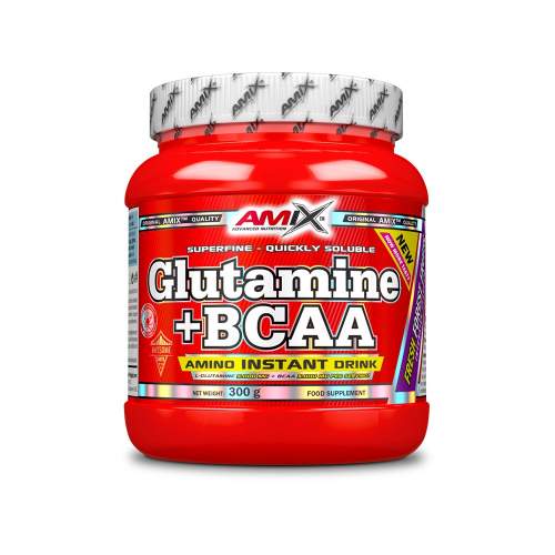 Amix L-Glutamine + BCAA - powder Pineapple 300g